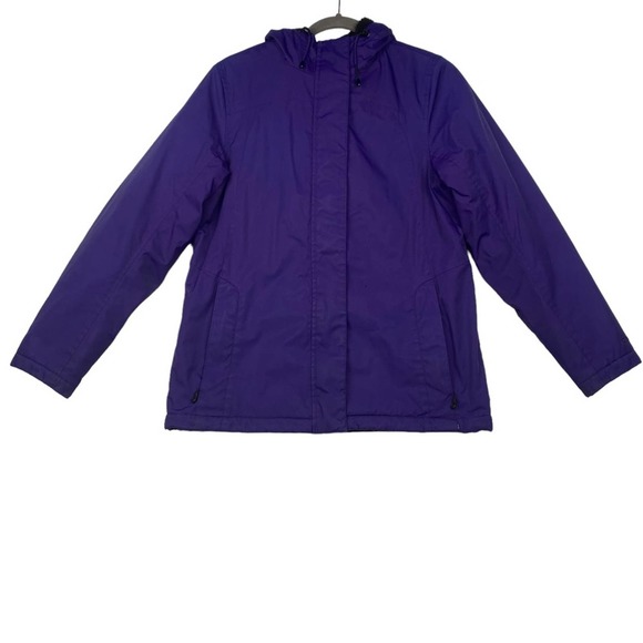 L.L. Bean Jackets & Blazers - L.L.Bean Women's Small Purple Fleece Lined Hooded Zip Up Winter Jacket Coat‎